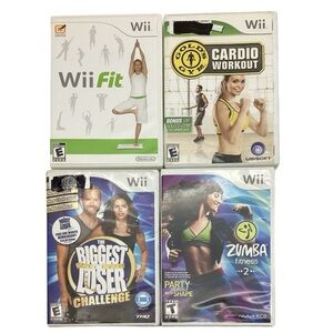 Set of (4) Nintendo Wii Video Games